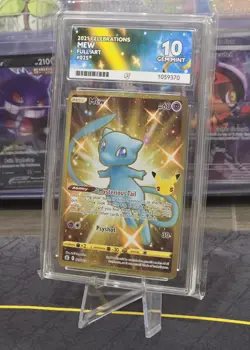 Mew Pokemon TCG 25th Anniversary Celebrations Gold Full Art 25/25 Ace 10 Perfect - Image 3