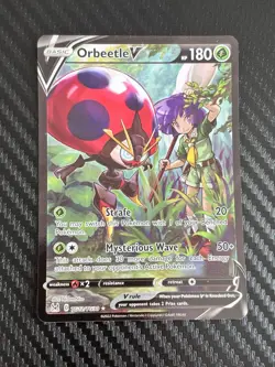 Pokemon Orbeetle V Ultra Rare Full Art Holo 180 HP Lost Origin TG12/TG30 - Image 1