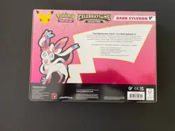 New Sealed Pokemon 25th Anniversary Celebrations Dark Sylveon V Collection Box - Image 2