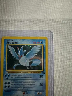 Pokemon Articuno Fossil Holo Rare 2/62 Unlimited Italian 1999 LP - Image 3