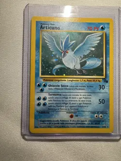 Pokemon Articuno Fossil Holo Rare 2/62 Unlimited Italian 1999 LP - Image 5