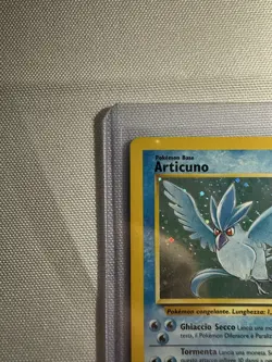 Pokemon Articuno Fossil Holo Rare 2/62 Unlimited Italian 1999 + Swirl LP - Image 2