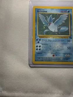 Pokemon Articuno Fossil Holo Rare 2/62 Unlimited Italian 1999 + Swirl LP - Image 5