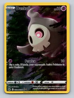 Pokemon TCG Duskull Holo Ultra Rare SWSH: Crown Zenith: Galarian Gallery GG28/GG - Image 1