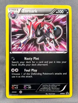 NM Zoroark BW09 Holo Promo Black And White Promo Pokemon Naoki Saito - Image 1