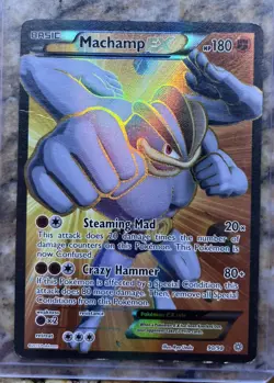 Machamp EX 90/98 - Ancient Origins Ultra Rare Full Art Pokemon TCG LP - Image 1