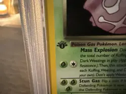 Pokemon TCG 1st Edition Dark Weezing Holo 2000 Pokemon Rocket - Image 4