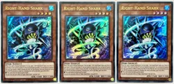 3 x BROL-EN048 Right-Hand Shark - Ultra Rare 1st Edition Near Mint YuGiOh Cards - Image 1