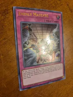 Evenly Matched DUPO-EN099 Ultra Rare 1st Edition Yugioh Duel Power NM - Image 2