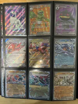 Pokemon TCG Mixed Card Lot EX Cards Full Art Conditions Vary 9 Cards Total - Image 1