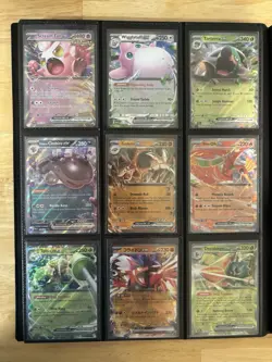 Pokemon TCG Mixed Card Lot EX Cards Conditions Vary 9 Cards Total - Image 1