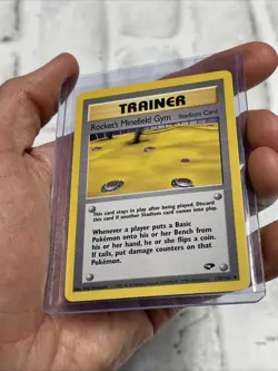 Rocket's Minefield Gym 119/132 Gym Challenge Vintage Pokemon Card WOTC TCG NM/MT - Image 2