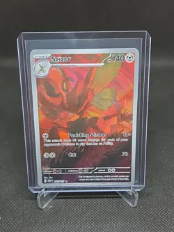 Pokemon Scizor 205/197 Sv03: Obsidian Flames Holo - Image 1