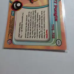 Ponyta #77 and Rapidash #78 Pokemon 2000 Topps Cards Lot Black Logo Series 2 - Image 4