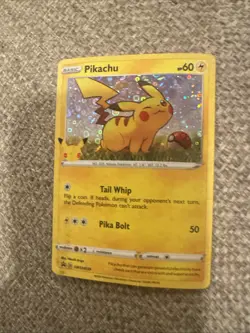 Pokemon Pikachu SWSH039 Black Star Promo NM - Image 1