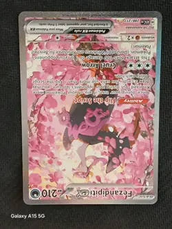 Fezandipiti EX 288/217 Ascended Heroes English Pokemon Card SIR And 142/217 - Image 4