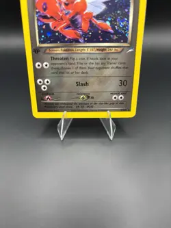 Dark Scizor [1st Edition] Pokemon TCG Neo Destiny 9/105 Holo SWIRL - NM- - Image 3