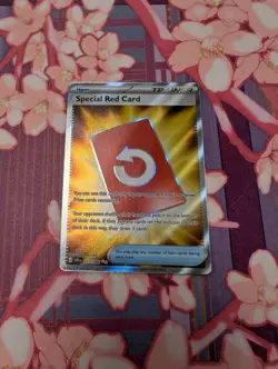 Special Red Card English Pokemon Card 113/086 Full Art NM - Image 1