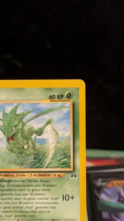 German Pokemon Sichlor Scyther Neo Discovery WOTC Uncommon 46/75 NM Card - Image 2