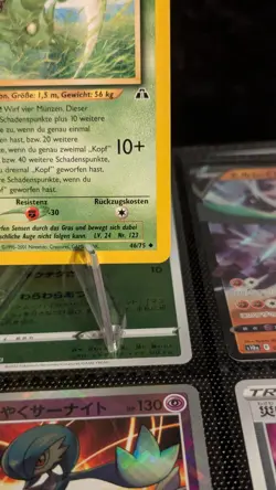 German Pokemon Sichlor Scyther Neo Discovery WOTC Uncommon 46/75 NM Card - Image 3