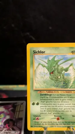 German Pokemon Sichlor Scyther Neo Discovery WOTC Uncommon 46/75 NM Card - Image 5