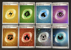 151 Cosmos Holo Energy Set 8 Card Full Set Collection Pokemon SVE 001-008 TCG NM - Image 1