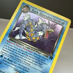 Dark Gyarados 8/82 Unlimited Holo Rare - Pokemon Team Rocket LP - Image 3