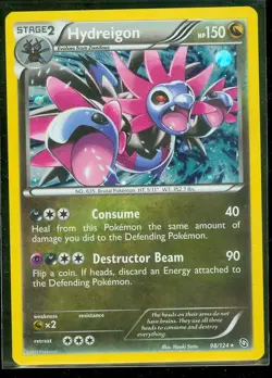 Pokemon HYDREIGON 98/124 Dragons Exalted RARE COSMOS HOLO PROMO - NEAR MINT/MINT - Image 1