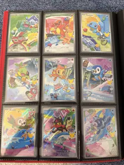 Pokemon First Partner Illustration Series 1 Collection - Full Set Of 9 - NM TCG - Image 1