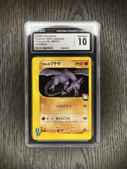 Lance’s Aerodactyl CGC 10 Pokemon WOTC 2001 VS Japanese 1st Ed 099 Low POP 18 - Image 1