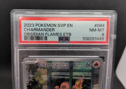 Pokemon Charmander 044 Sv: Scarlet & Violet Promo Cards Holo - Graded PSA 8 - Image 3