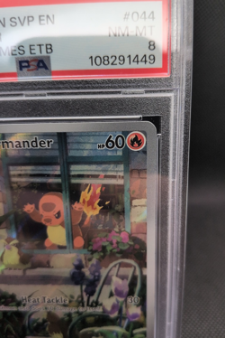 Pokemon Charmander 044 Sv: Scarlet & Violet Promo Cards Holo - Graded PSA 8 - Image 5