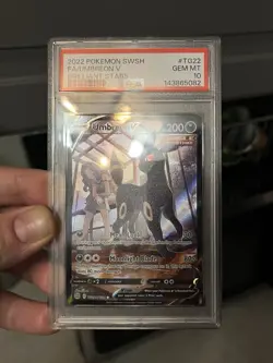Umbreon V PSA 10 Pokemon 2022 SWSH Brilliant Stars TG22 Full Art Trainer Gallery - Image 4