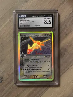 Latias δ CGC 8.5 Pokemon 2005 EX Delta Species 8/113 Holo Low POP 36 - Image 1