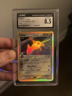 Latias δ CGC 8.5 Pokemon 2005 EX Delta Species 8/113 Holo Low POP 36 - Image 5