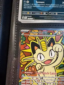 Pokemon TCG Meowth 121/088 SIR Perfect Order packed, sleeved & toploaded - Image 5