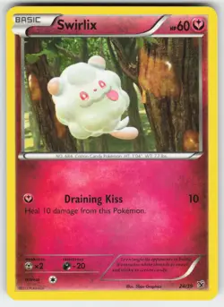 Swirlix 24/39 Kalos Starter Set Pokemon Lightly Played - Image 1