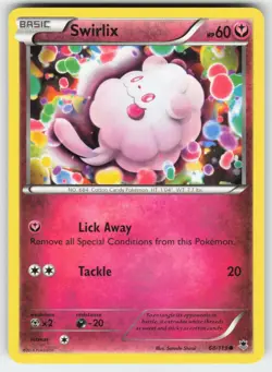 Swirlix 68/119 Common Phantom Forces Pokemon Lightly Played - Image 1