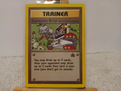 Pokemon Card - Computer Error (Rocket's Secret Machine) WoTC Black Star Promo 16 - Image 1