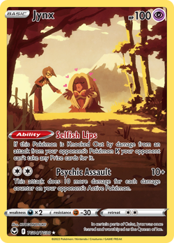 Jynx TG04/TG30 Holo Silver Tempest Trainer Gallery Pokemon NM/M - Image 4