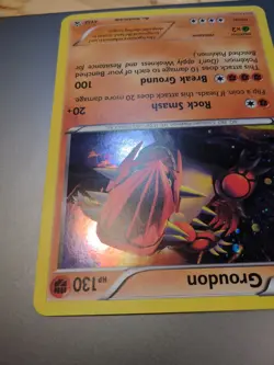 Pokemon TCG Groudon XY52 XY Holo Black Star Promo LP - Image 4