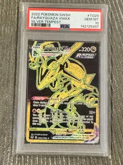 2022 RAYQUAZA VMAX Pokemon SWSH Silver Tempest #TG29 PSA 10 Gem Mt. HOT!!! - Image 1