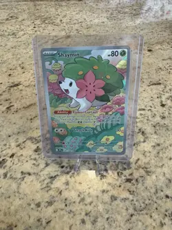 Pokemon SV Destined Rivals - Shaymin 185/182 - secret illustration rare full art - Image 1