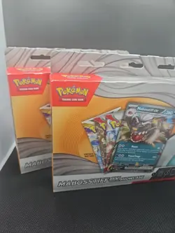 Pokemon Mabosstiff ex Showcase Box Lot of 2 Sealed 3 Packs + Foil PromoPokemon - Image 1