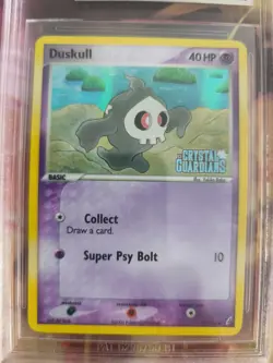Pokemon Duskull Zwirrlicht Reverse Holo Stampnex Crystal Guardians BGS Beckett 9 - Image 3