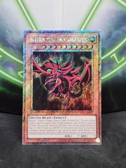 Yugioh Slifer the Sky Dragon RA04-EN117 Platinum Secret Rare 1st Edition NM - Image 1