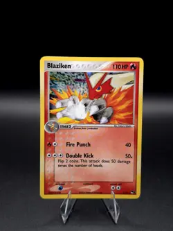Pokemon TCG Blaziken 1/17 Pokemon POP Series 1 2006 Holo Rare Card NM - Image 1