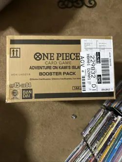 English One Piece OP15-EB04 Adventure On Kamis Island Sleeved Booster Pack Case - Image 3