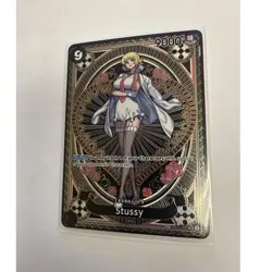 One Piece Card Game Stussy OP07-085 SP SR Character 9000 Power Cost 9 - Image 1