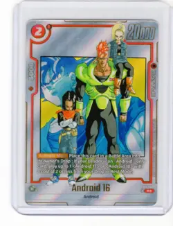 DRAGON BALL SUPER MANGA BOOSTER Android 16 # SB01-002 R** FOIL CARD 2025 ALT - Image 1